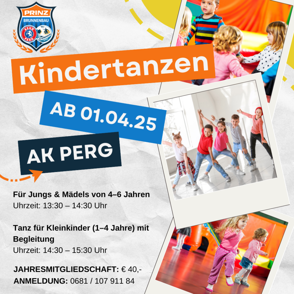 Neu beim ASKÖ Perg – Sektion Turnen-Tanz: Kindertanzen für die Kleinsten