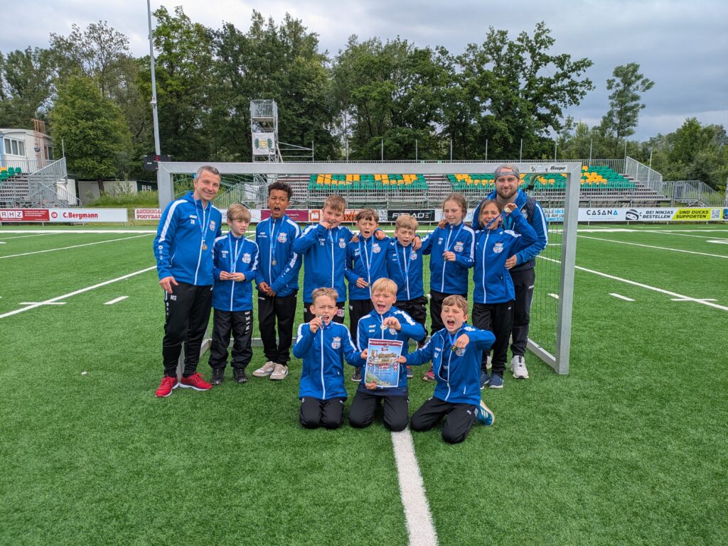 U9-Nachwuchs der SPG Perg/Windhaag beim Mozart Trophy 2025 in Salzburg