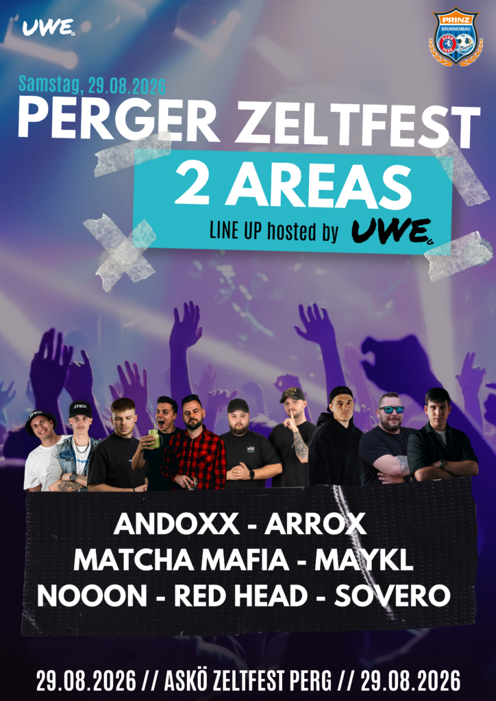 Neu Perger Zeltfest 2026 - 7 DJs auf 2 Areas