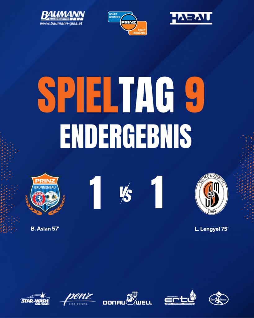 1:1 im Derby gegen Münzbach